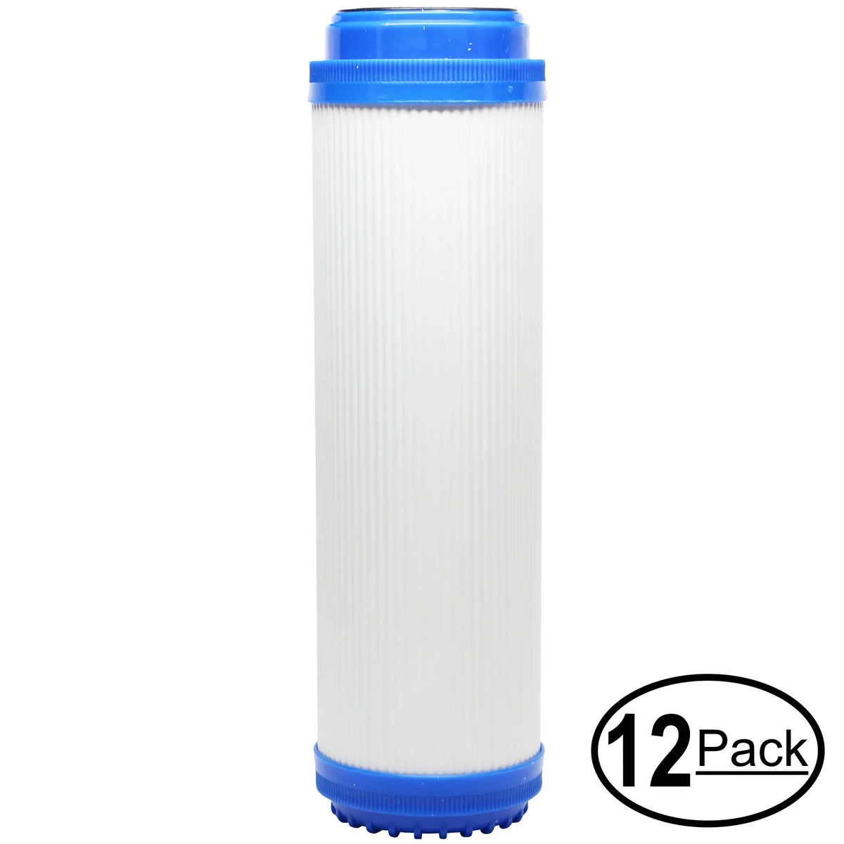 12-Pack Replacement for iSizepring HC14 Granular Activated Carbon Filter - Universal 10-inch Cartridge for iSizepring 123Filter Whole-house Water Filter Housing Clear 10 - Denali Pure Brand