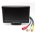 greenyi vehicle on-dash video monitor, 5 hd car tft lcd color screen display with 2 video input for backup camera dvd player