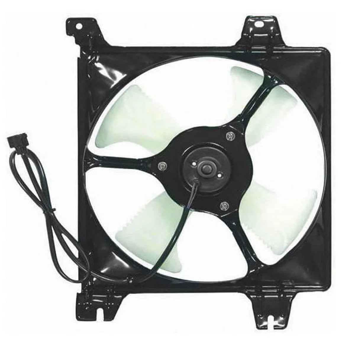 For 99-03 Galant 2.4 & 3.0L AC Condenser Cooling Fan Motor Assembly Sizehroud