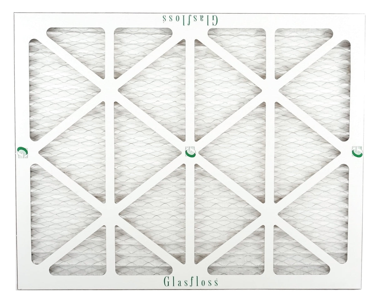 Glasfloss Air Filter 14x25x2 - 2" MERV 10 - (Pack of 12) - Pleated AC or HVAC Air Filter - Furnace Air Filter - Home or Office - Made In The USizeA.