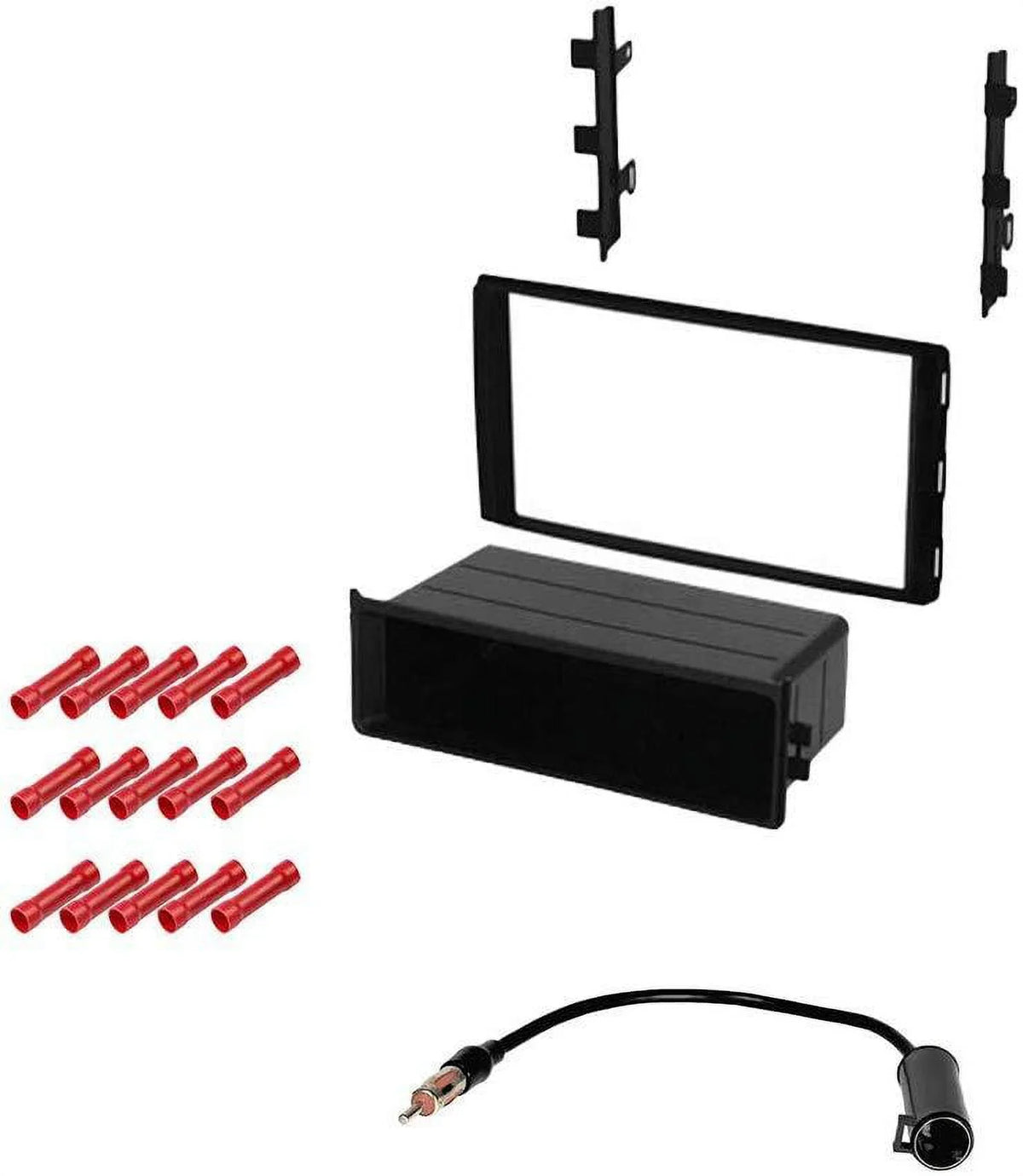 GSizeKIT422 Car Sizetereo Installation Kit for Nissan 2013-2016 Quest w/Base Radio - in Dash Mounting Kit, Antenna Adapter for Sizeingle Double Din Radio Receiver