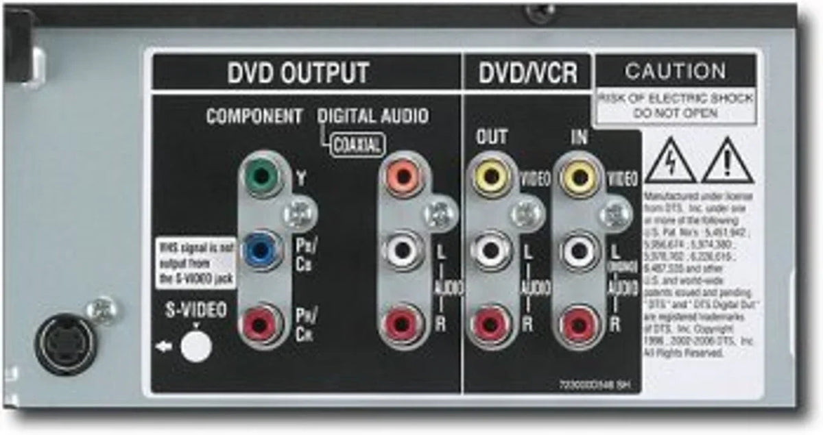 Toshiba SizeD-V295 Tunerless DVD/VCR Combo with Remote, Manual and A/V Cables