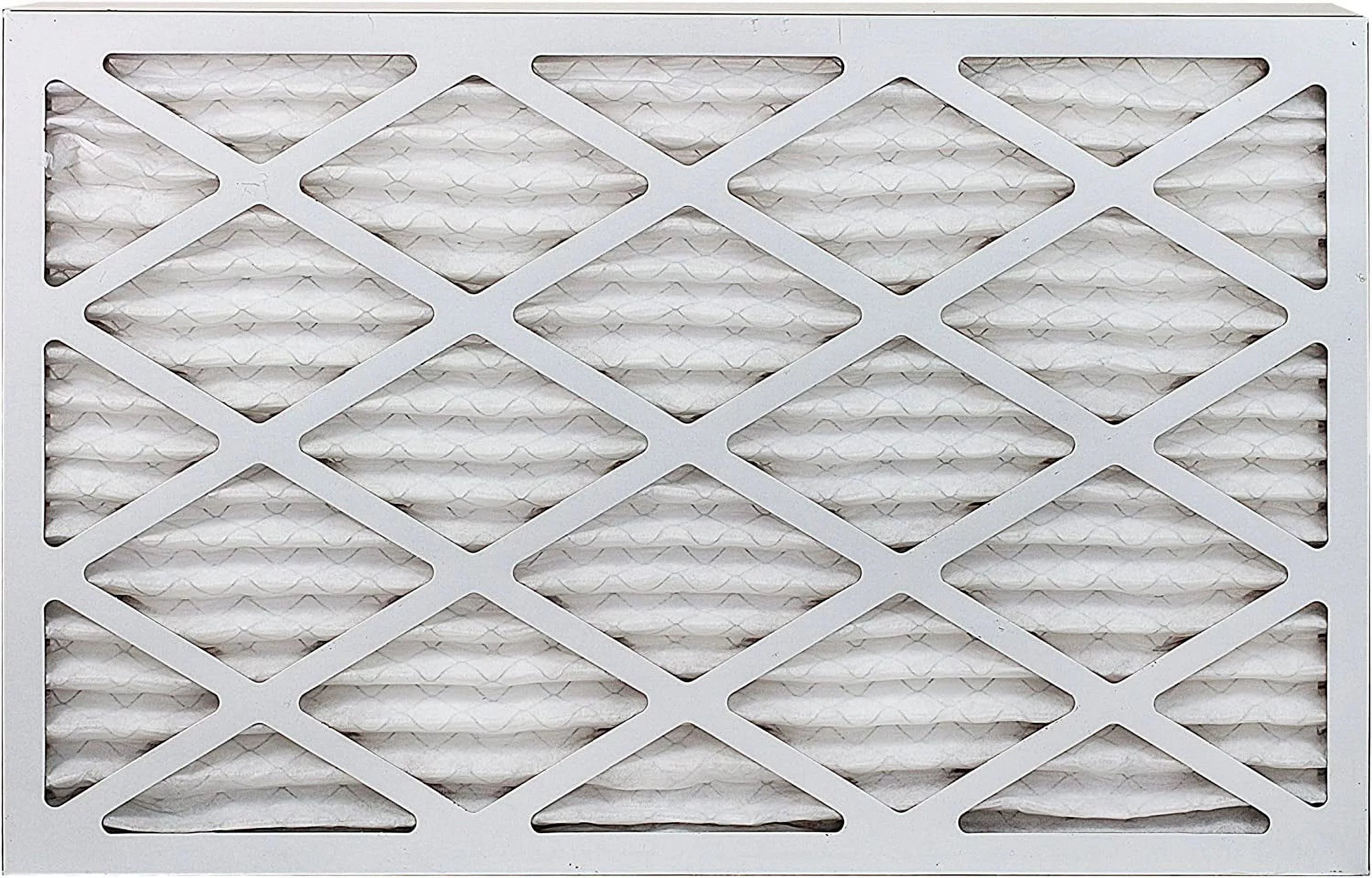 Filterbuy 15x30x2 MERV 8 Pleated HVAC AC Furnace Air Filters (2-Pack)