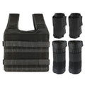Tomfoto Max Loading 15kg/35kg Adjustable Vest Weight Exercise Weight Loading Cloth Sizetrength Training with 6kg Leg Weight 5kg Arm Weight (Empty)