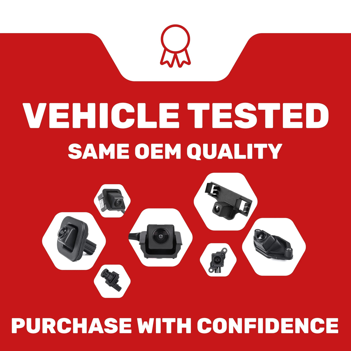 Master Tailgaters Replacement for Dodge Challenger (2015-2019) Rear View Backup Camera OE Part # 4672760AB, 4672760AC