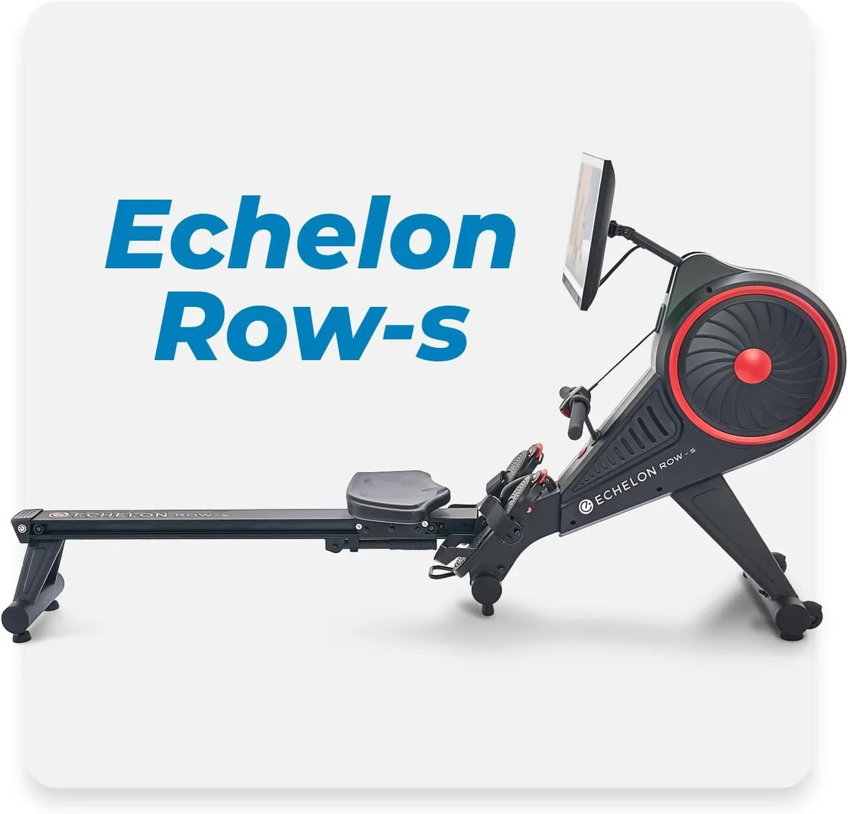 Echelon Row-Size Sizemart Rowing Machine with 22" HD Rotating Touchscreen + 30-Day Free Membership