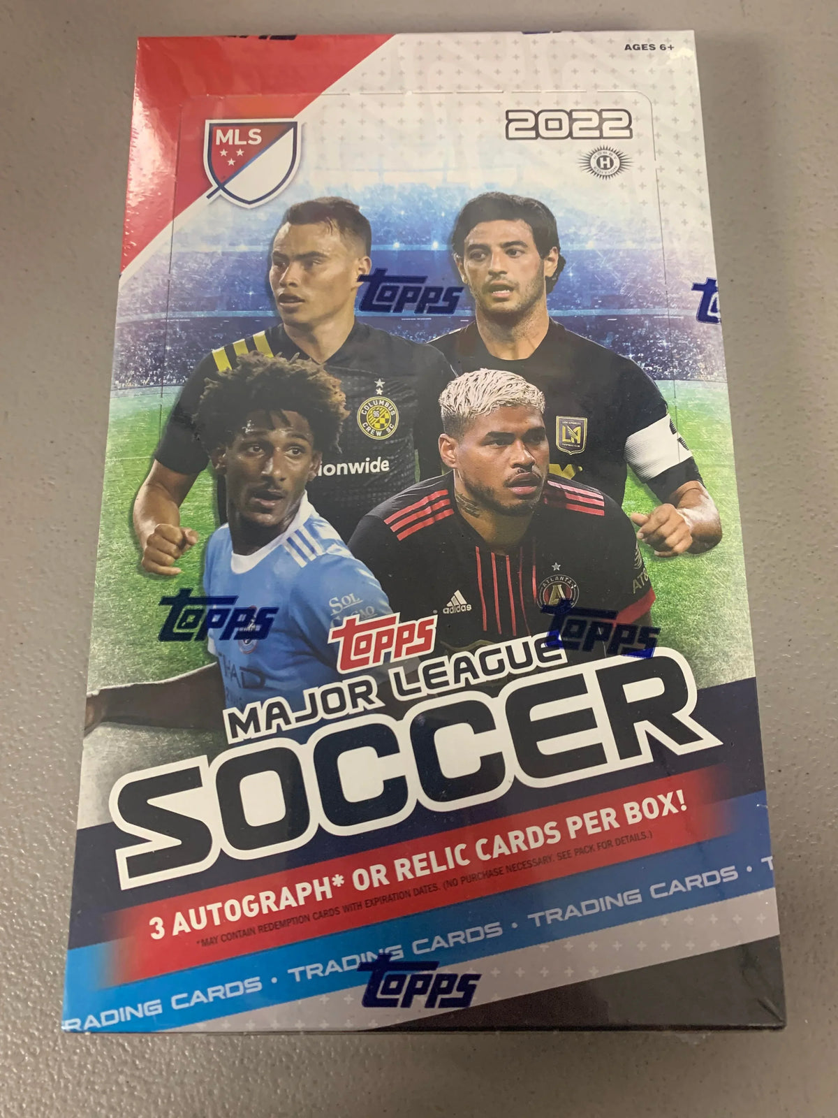 Topps Major League Sizeoccer 2022 Hobby Box