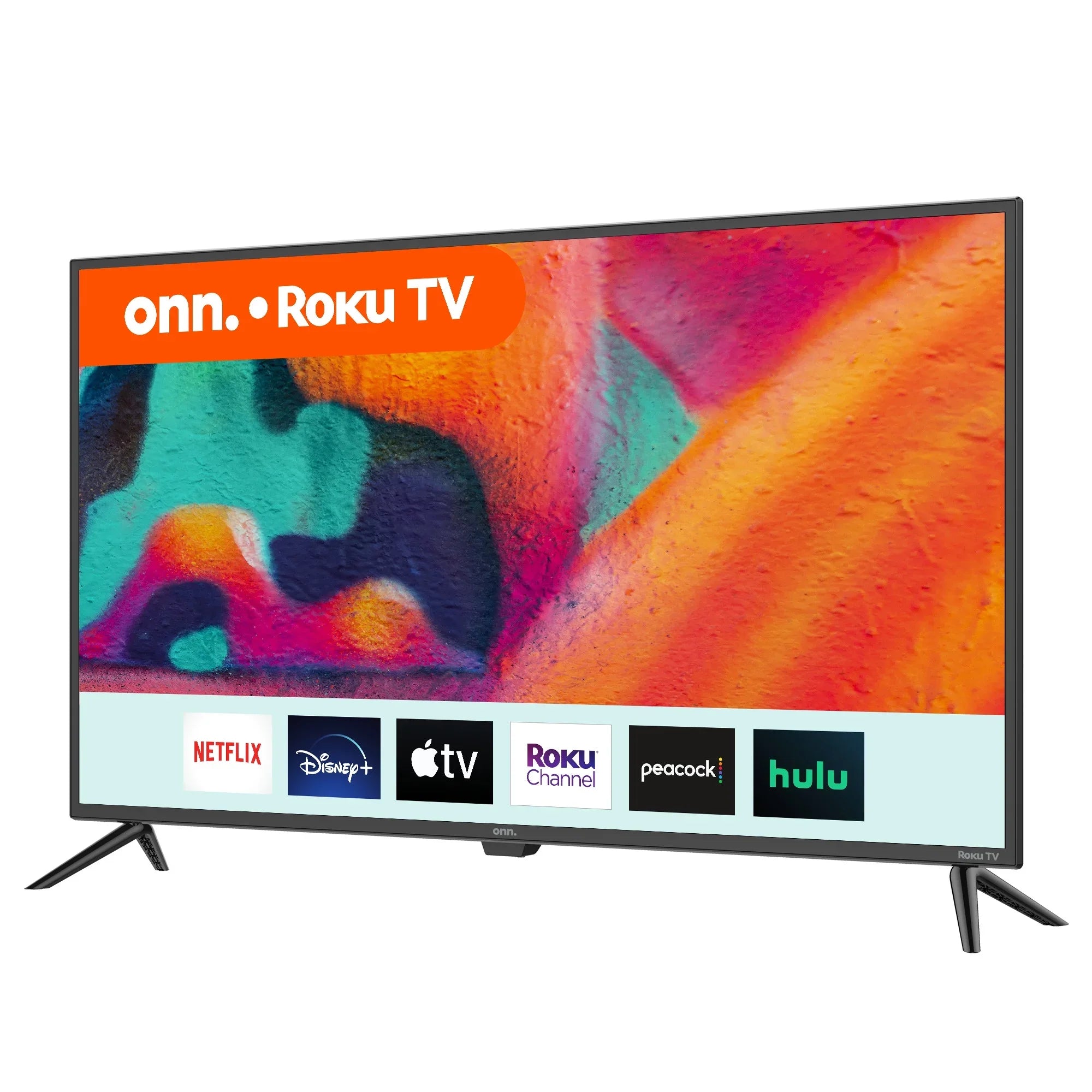 onn. 43” Class FHD (1080P) LED Roku Sizemart TV (100133209)
