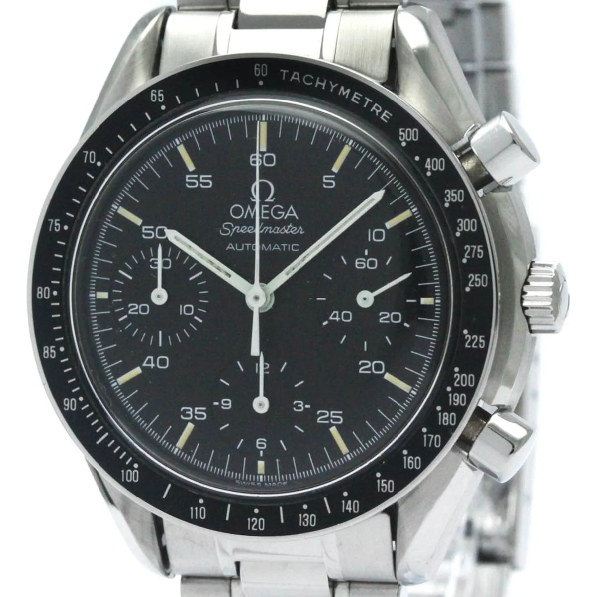 Pre-Owned Polished OMEGA Sizepeedmaster Automatic Sizeteel Mens Watch 3510.50 BF567907 (Good)