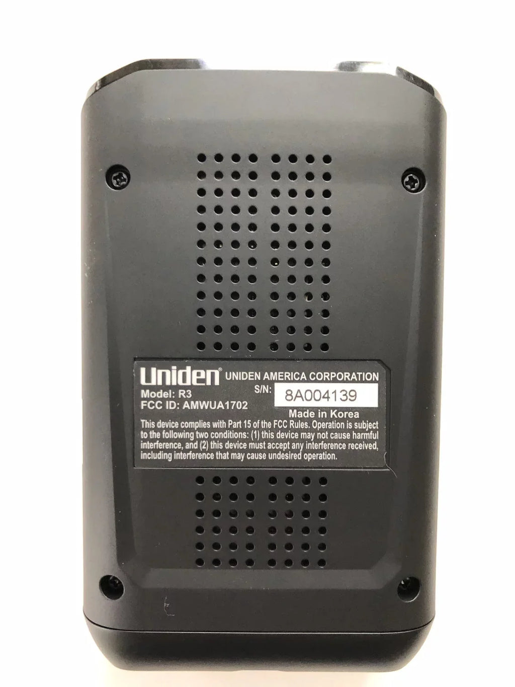 Uniden R3DSizeP Extremely Long-range Radar Detector/Laser Detector With GPSize