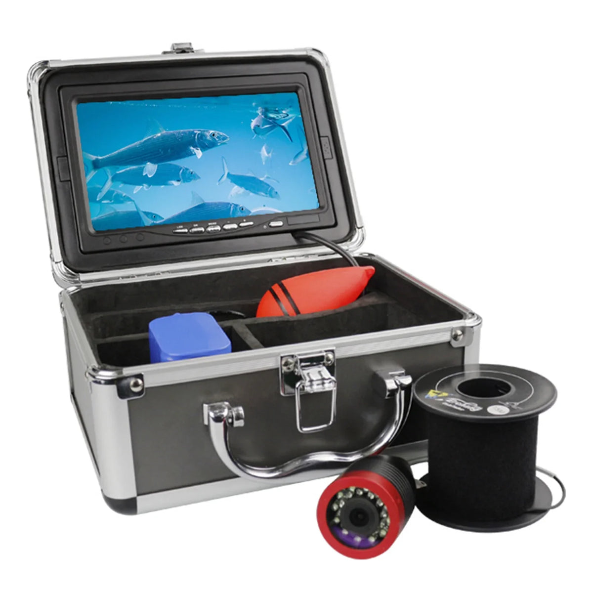 Erchang Underwater Fishing Camera - Portable Fish Finder with 7 Inch Monitor for Fishing