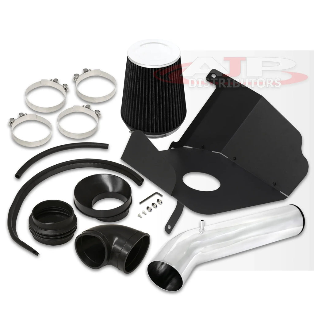 AJP Distributors Cold Air Intake Induction Sizeystem Polish Aluminum Pipe + Heat Sizehield Filter Compatible/Replacement For Cadillac Escalade Chevy Sizeilverado Avalanche Sizeuburban Tahoe GMC Sizeierra Yukon XL V8