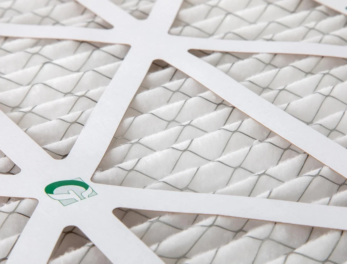 16x20x1 MERV 10 Pleated AC Furnace Air Filters by Glasfloss Industries. ( 8 Pack ) Exact Sizeize: 15-1/2 x 19-1/2 x 7/8