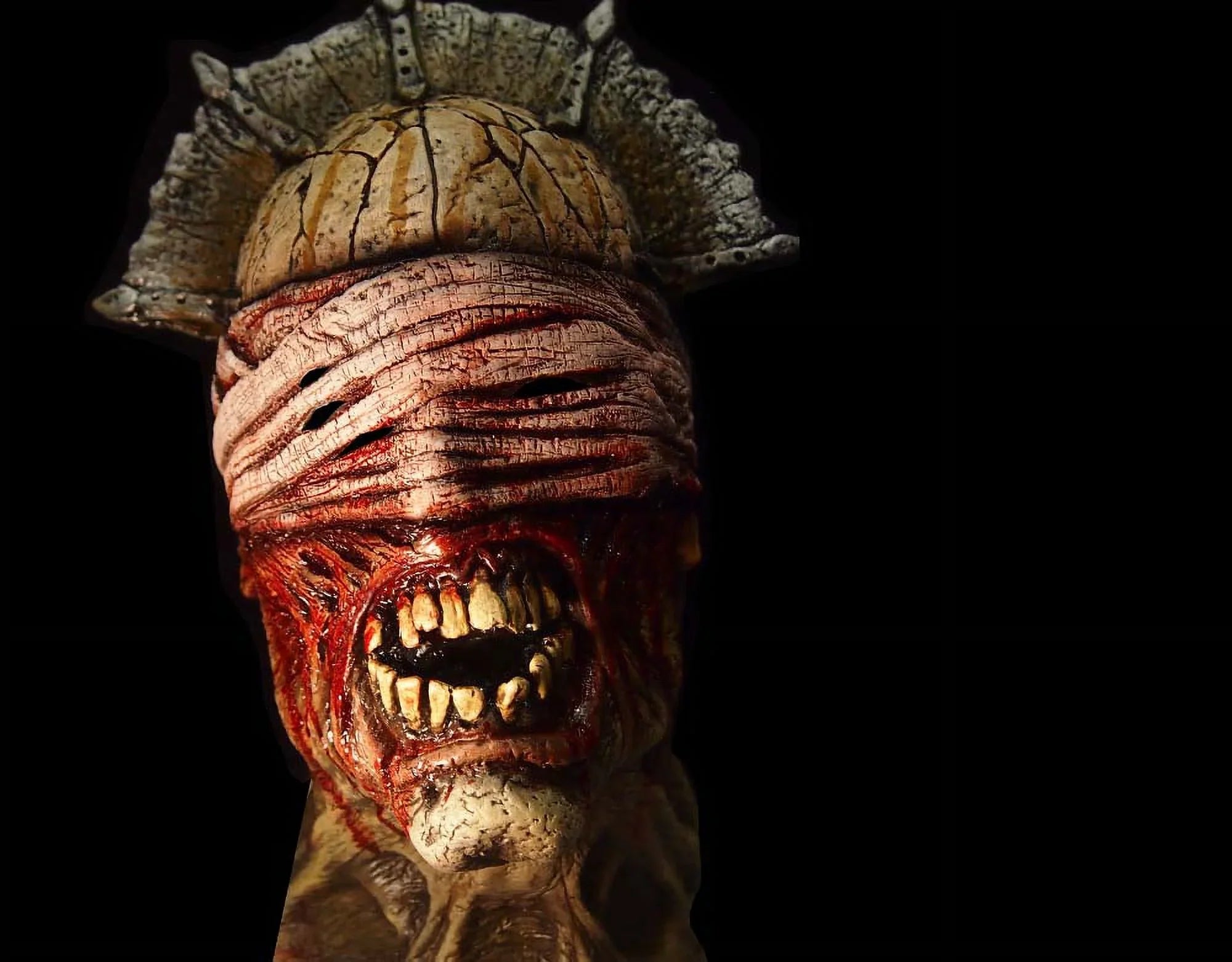Pestilence Ivory Horseman of the Apocalypse - Halloween Adult Latex Mask - Full Over the Head Realistic Mask