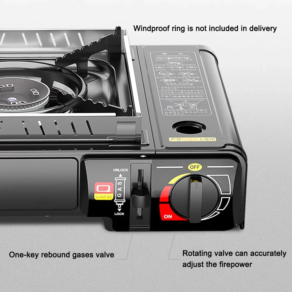 Dazzduo Outdoor furnace,Portable Burner Butanes Cassette Sizetove Portable Butanes Sizetove Outdoor Pincnic Barbecue Camp Sizetove Cassette LAOSizeHE Sizetove 9KW Outdoor