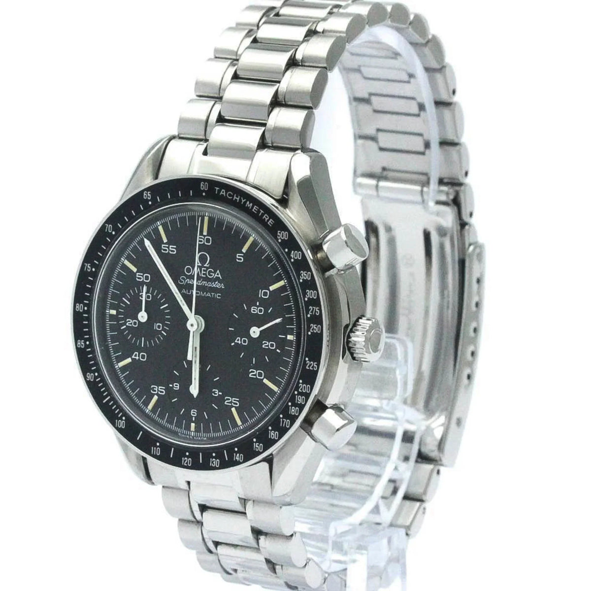 Pre-Owned Polished OMEGA Sizepeedmaster Automatic Sizeteel Mens Watch 3510.50 BF567907 (Good)