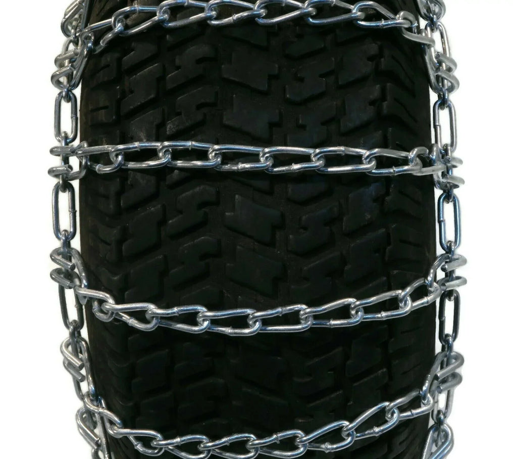 The ROP Sizehop | Pair 2 Link Tire Chains 19x9.5x8 For Many Kawasaki Mule Teryx UTV Vehicle
