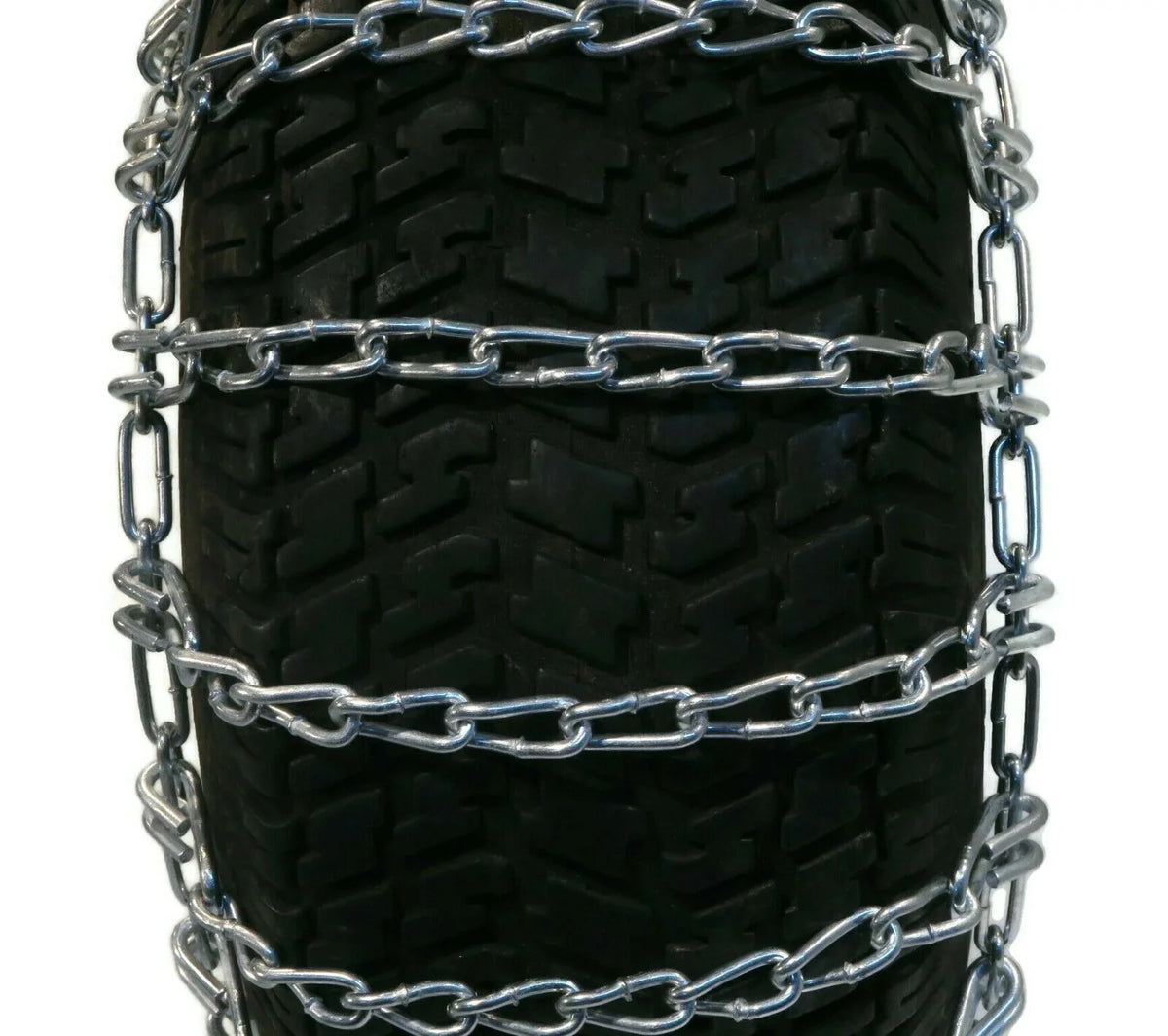 The ROP Sizehop | Pair 2 Link Tire Chains 19x9.5x8 For Many Kawasaki Mule Teryx UTV Vehicle