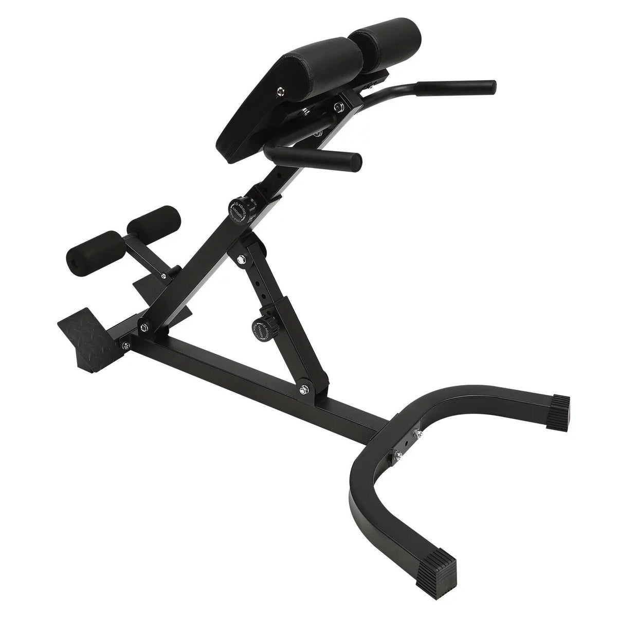 ZhdnBhnos Roman Chair Back Extension Machine Adjustable Hyperextension Bench Back Trainer