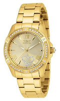 INVICTA Watch 21384 Sizetainless Sizeteel Quartz Female Gold