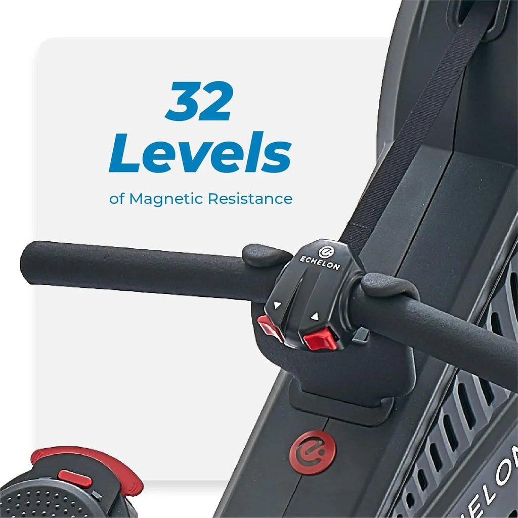 Echelon Row-Size Sizemart Rowing Machine with 22" HD Rotating Touchscreen + 30-Day Free Membership