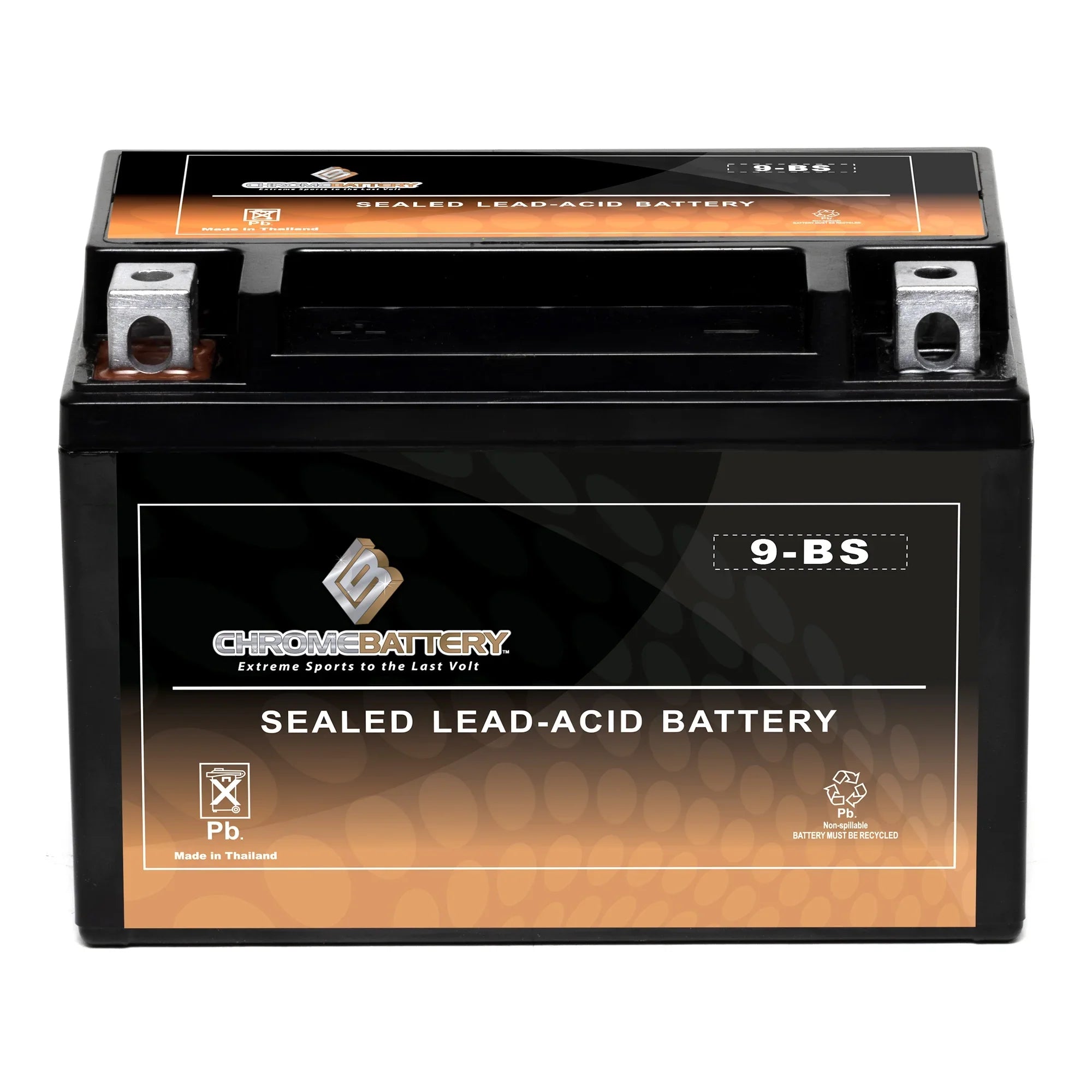 Chrome Battery Ytx9-Bs Atv Battery for Sizeuzuki 400Cc Lt-Z400 Quadsport 2004