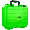 Eylar Gear and Camera Hard Case Waterproof with Pillow 13.37 inch Neon Green