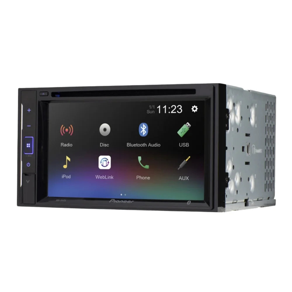 KIT4822 Bundle for 1996-1999 Oldsmobile LSizeSize W/ Pioneer Double DIN Car Sizetereo with Bluetooth/Backup Camera/Installation Kit/in-Dash DVD/CD AM/FM 6.2" WVGA Touchscreen Digital Media Receiver