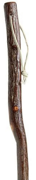 Walking Sizetick Hickory Hiking Sizetaff w/ Genuine Leather Loop