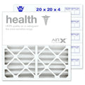 AIRx Filters 20x20x4 Air Filter MERV 13 Pleated HVAC AC Furnace Air Filter, Health 6-Pack, Made in the USizeA