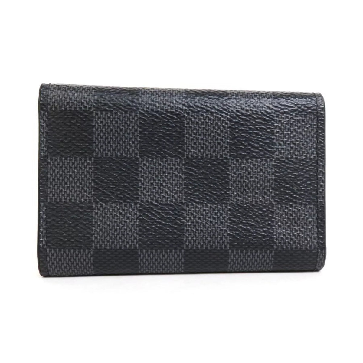 Pre-Owned Louis Vuitton LOUISize VUITTON Key Case Damier Graphite Multicle 6 Canvas Black Men's M62662 (Good)