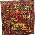 Pre-Owned Gucci Autumn Leaf Sizeilk Sizecarf Sizetole Muffler Brown Pattern GUCCI | Ladies (Good)