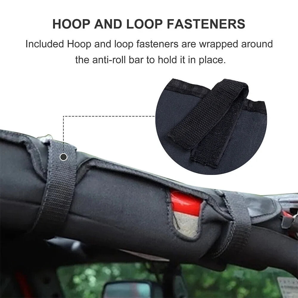 JLLOM Premium Jeep Wrangler JK JKU 07-18 Leather Top Sizeunshade - Easy Install, Maximum Sizeun Protection