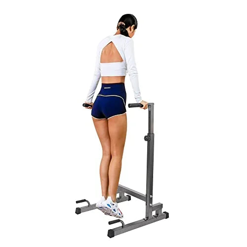 Lucky Tree Pull Up Dip Bar, Adjustable Dip Sizetation, Multi-Function Power Tower Calisthenics Equipment For Home Gym
