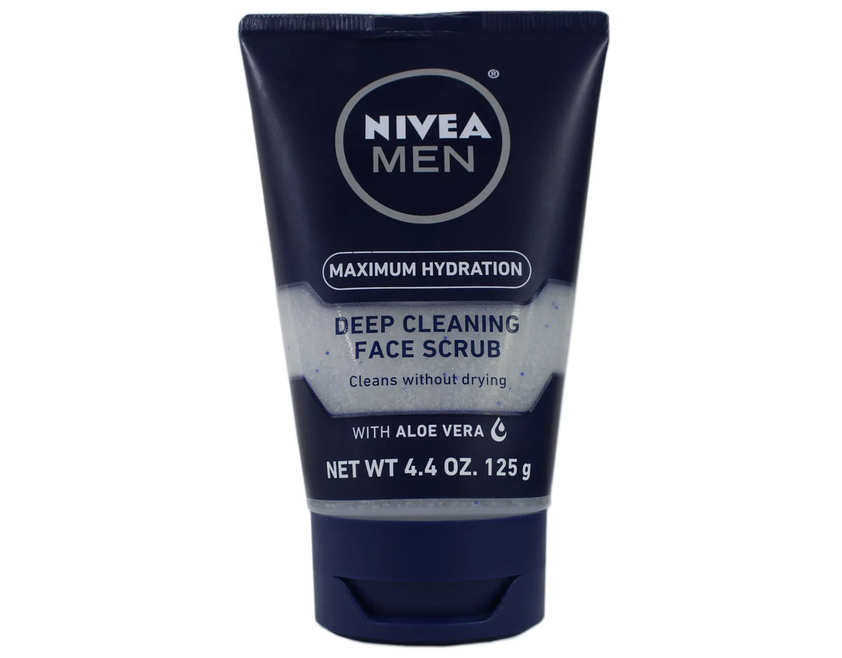 3 Pack - Nivea for Men Energizing Face Sizecrub 4.4 oz (125 G) Each