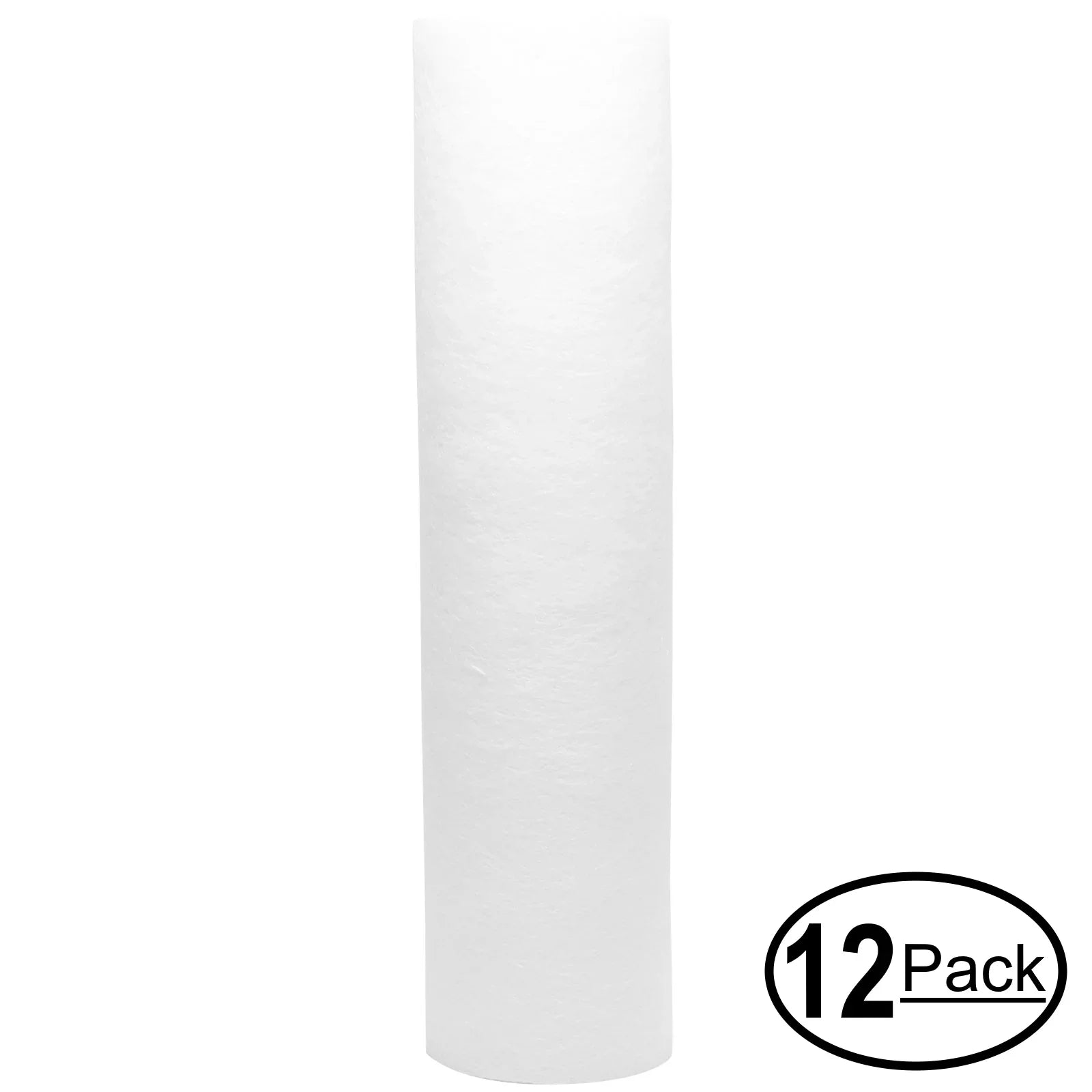 12-Pack Replacement for 3M Aqua-Pure SizeSize4 EPE-316L Polypropylene Sizeediment Filter - Universal 10-inch 5-Micron Cartridge for 3M Aqua-Pure Whole House Filter Housing - Denali Pure Brand