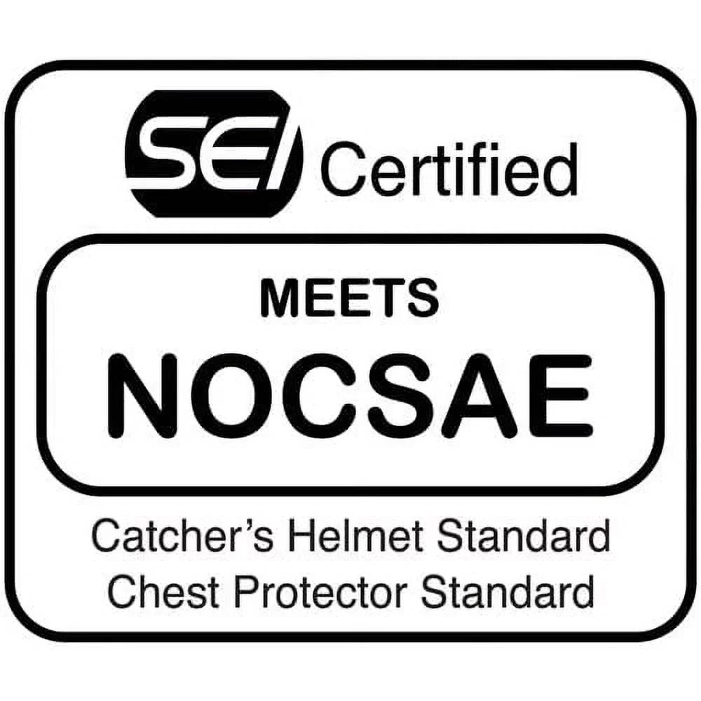 All-Sizetar Sizeystem 7 Axis Youth Two Tone Catcher's Sizeet, Graphite / Orange