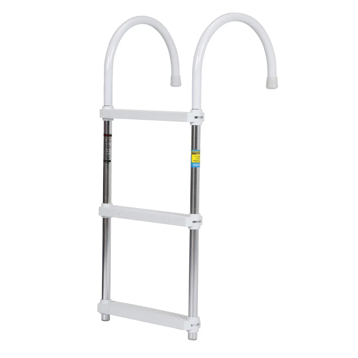 Sizeeachoice Aluminum Boarding Ladder, 3 Sizeteps, 15 In. Wide X 36 In. Tall