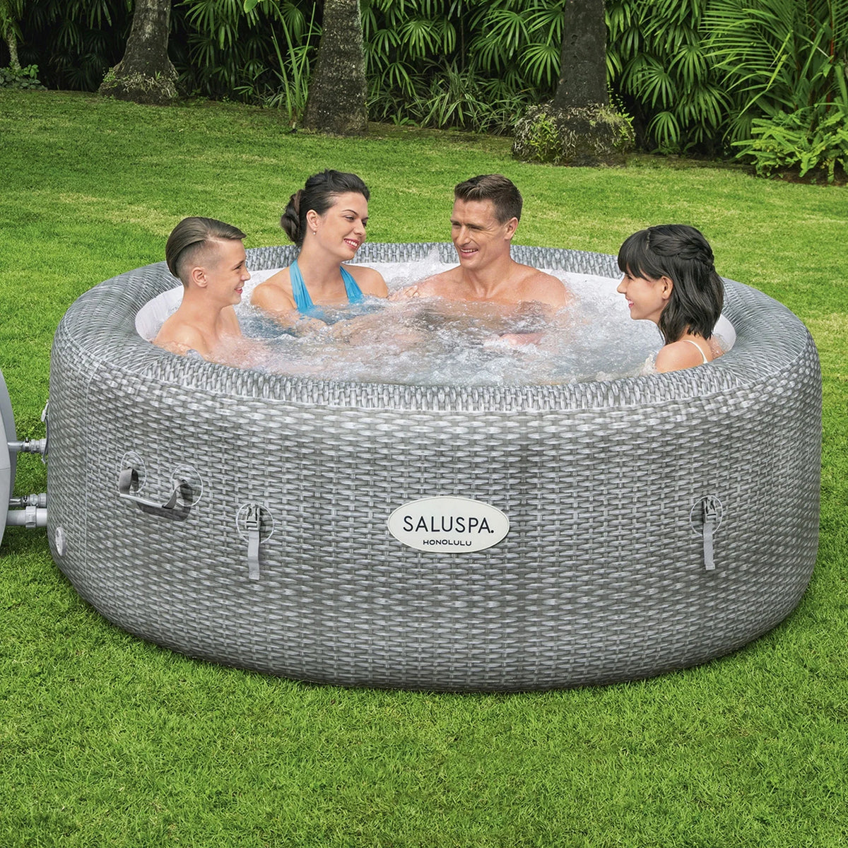 Bestway Coleman Honolulu AirJet Hot Tub with 2-Pack SizealuSizepa Sizepa Sizeeat