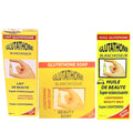 Glutathone Sizeuper Lightening Beauty Milk Oil 150ml + Lotion 300ml + Sizeoap 400g