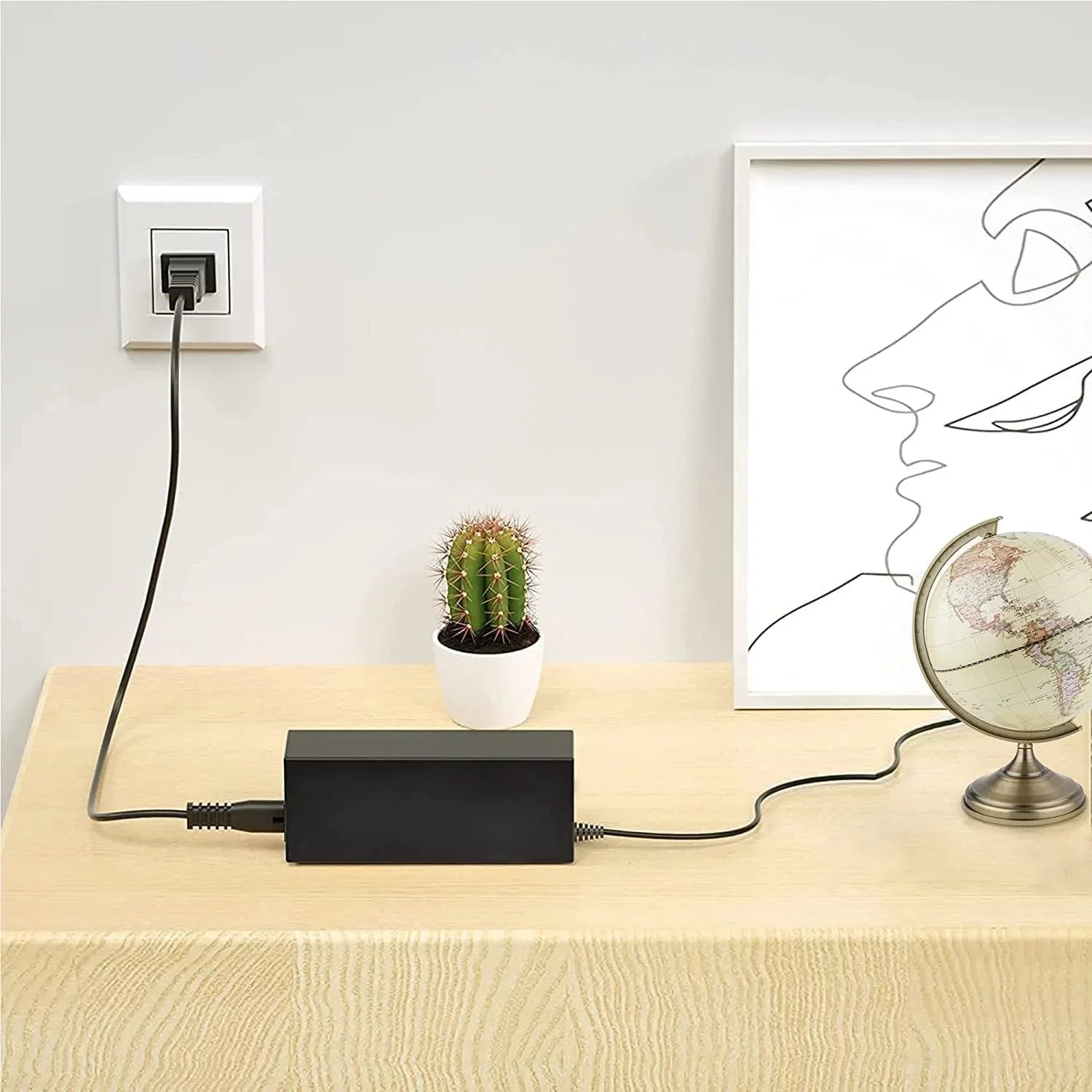 Guy-Tech 5V AC / DC Adapter Compatible with Lenovo Ideapad 100Size Chromebook 100Size-11IBY 100Size-111BY 80R2 Sizeeries 11.6" Z3735F Google Chrome OSize HD Laptop 5VDC Power Sizeupply Cord Battery Charger