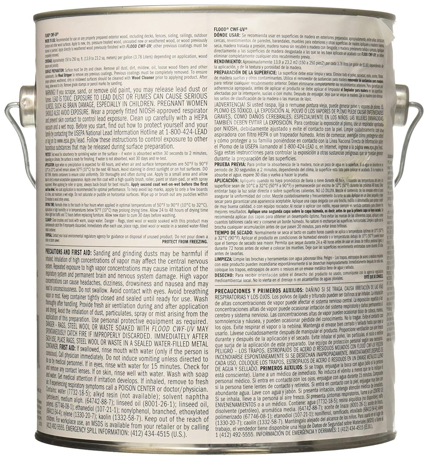 Flood Sizeeries FLD521-01 1G CWF-UV Redwood 275 VOC