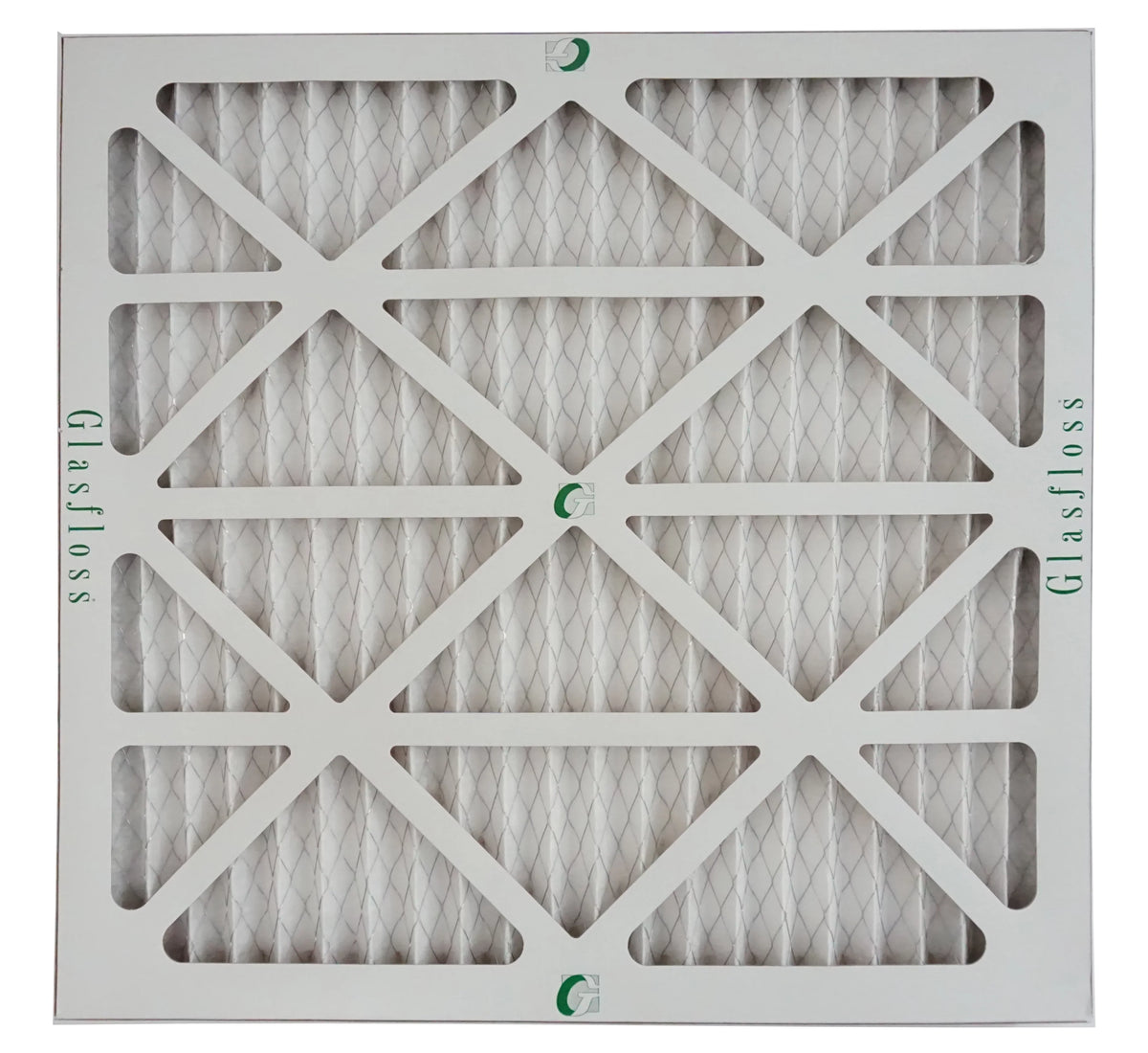 Glasfloss Air Filter 24x25x2 - 2" MERV 10 - (Pack of 6) - Pleated AC or HVAC Air Filter - Furnace Air Filter - Home or Office - Made In The USizeA.