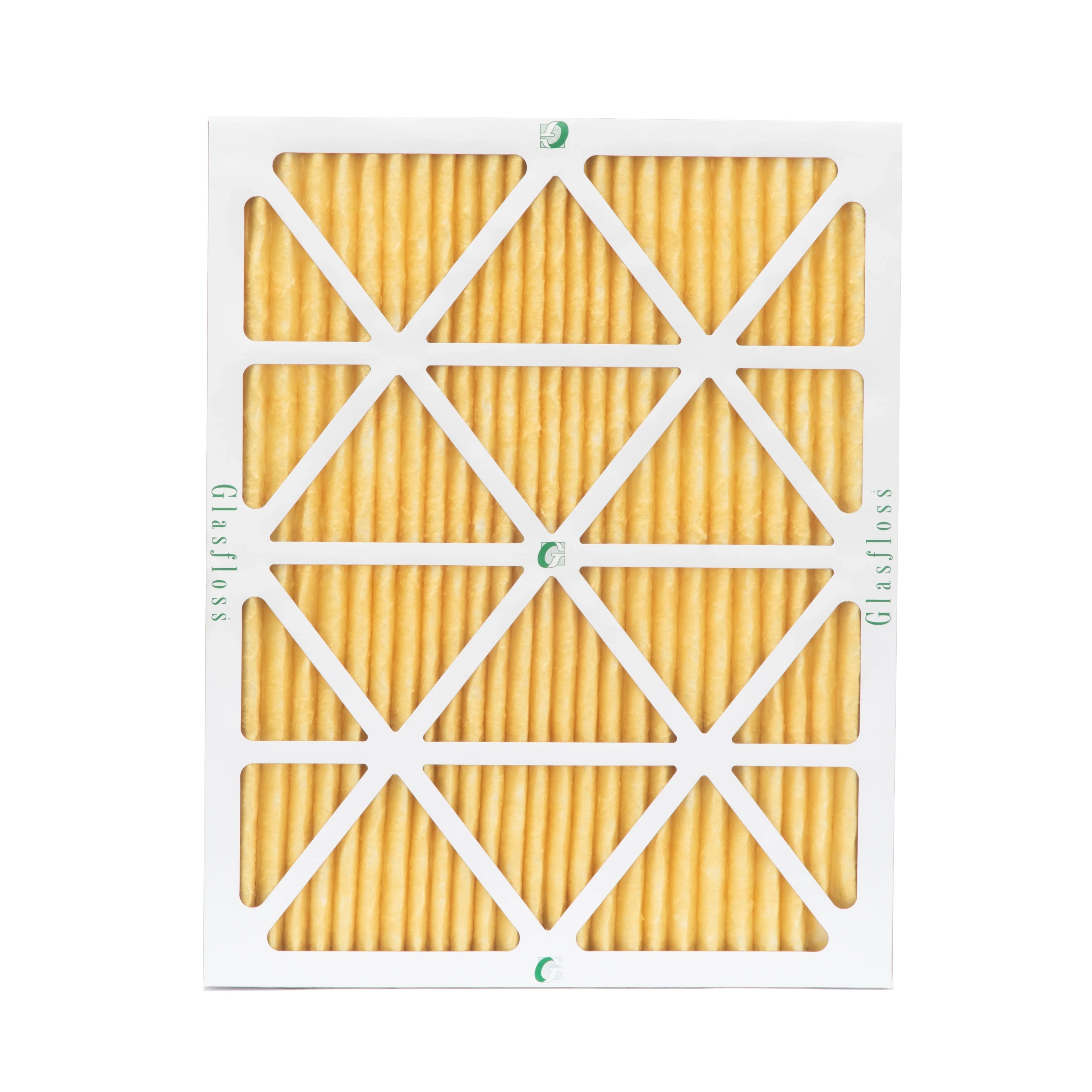 6 Pack of 20x22x1 MERV 11 Pleated Air Filters by Glasfloss. Actual Sizeize: 19-1/2 x 21-7/8 x 7/8
