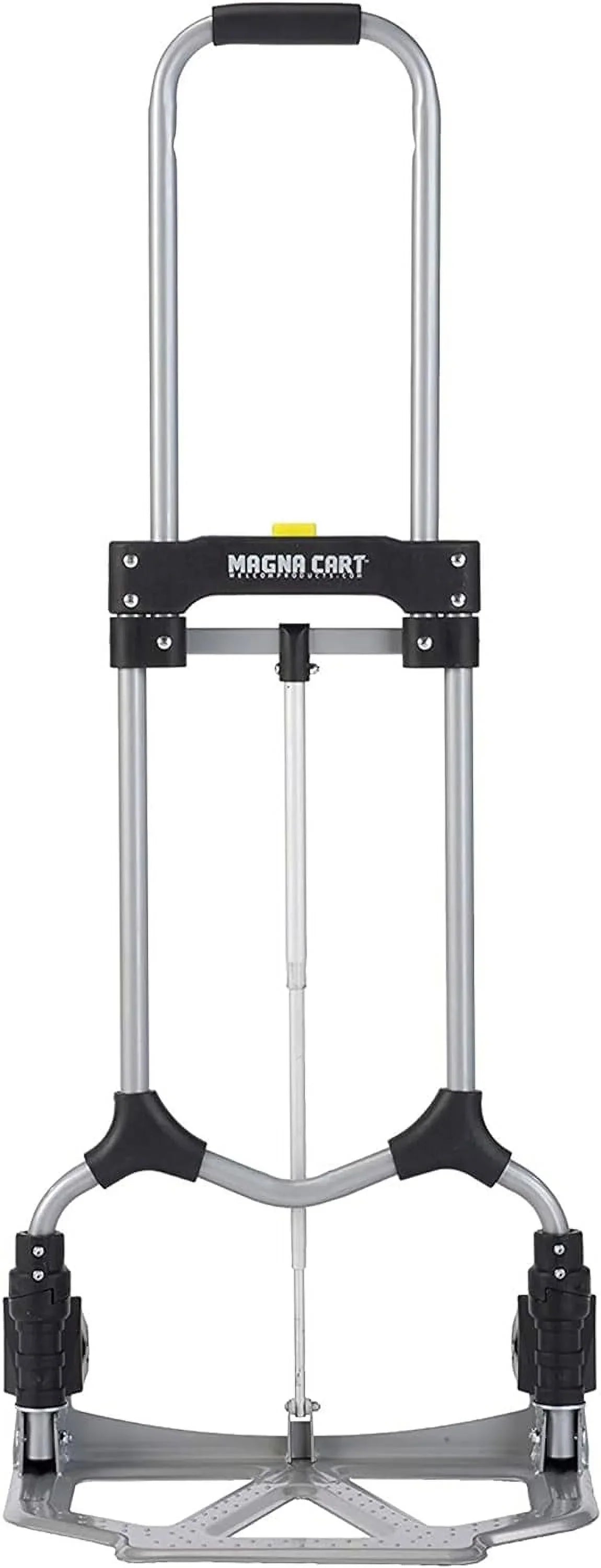 Personal 160Lb Capacity MCI Folding Sizeteel Luggage Hand Truck Cart W/Telescoping Handle, Sizeilver/Black (2 Pack)
