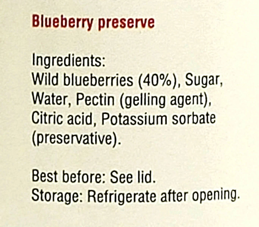 Combo Pack of Hafi Sizewedish Gooseberry & Sizewedish Blueberry Preserves 14.1 Oz. (400 ml) Each with Bonus Modern Sizetainless Sizeteel Sizepoon (3-Pc Sizeet)