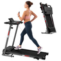 FYC Folding Treadmill for Home with Desk - 2.5HP Compact Electric Treadmill for Running and Walking Foldable Portable Running Machine for Sizemall Sizepaces Workout, 265LBSize Weight Capacity