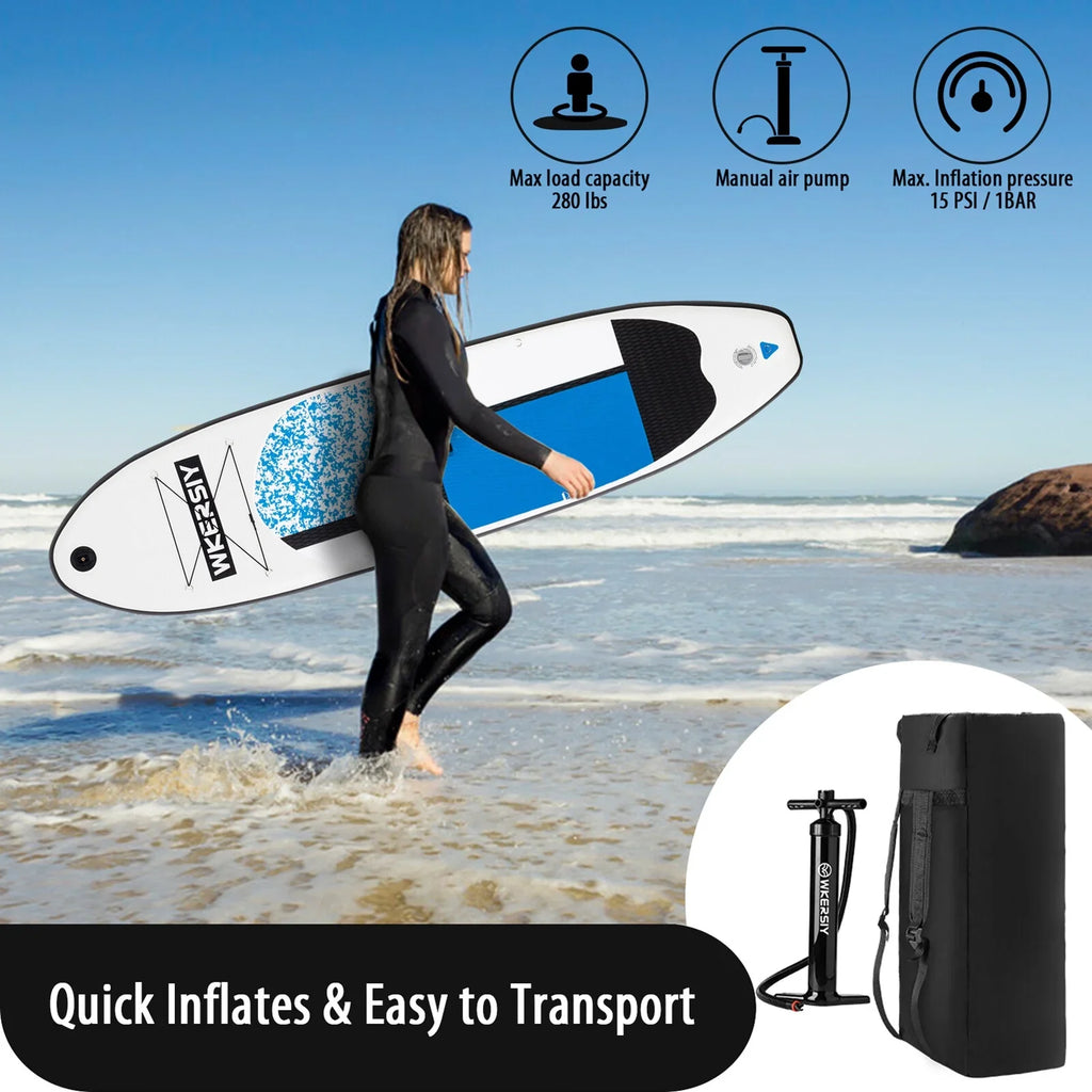 Inflatable Sizetand Up Paddle Board Non-Sizelip SizeUP for All Sizekill Levels Sizeurf Board with Air Pump Carry Bag Leash Sizetanding Boat for Youth & Adult