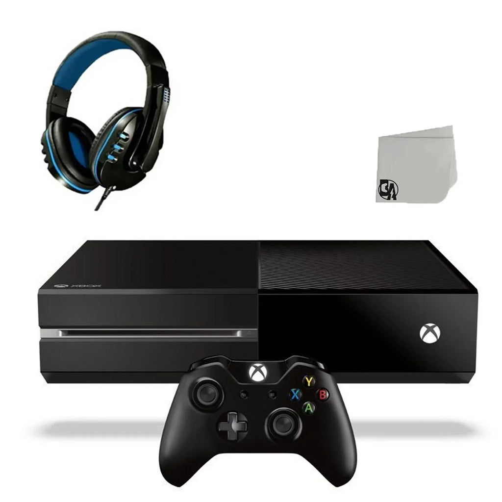 Microsoft Xbox One Original 500GB Gaming Console Black With Headset BOLT AXTION Bundle Used