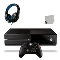 Microsoft Xbox One Original 500GB Gaming Console Black With Headset BOLT AXTION Bundle Used